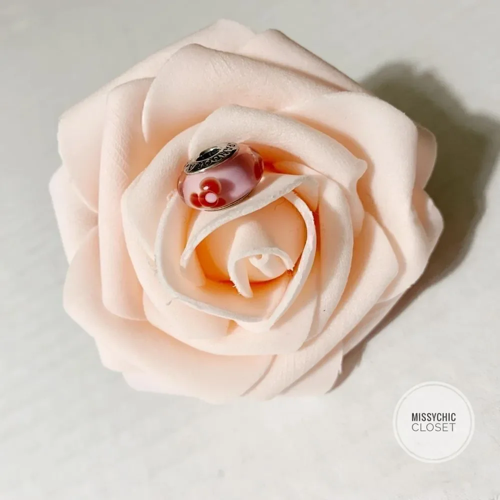 Pandora Red Crystal Charm